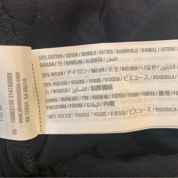 Abercrombie & Fitch Black Lace Romper Women's Size Small - Picture 10 of 10